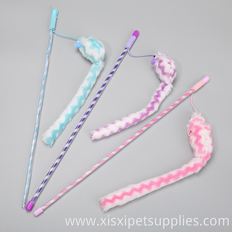 mouse cat stick crinkle paper inside cat teaser role cat products